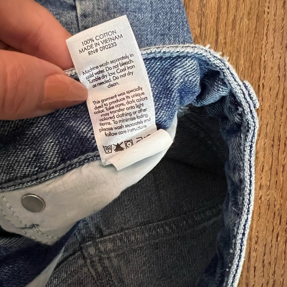 Pacsun Denim Raw Hem Mini Skirt, 23 - Picture 5 of 5